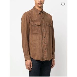 Polo Ralph Lauren Suede Long Sleeve Overshirt